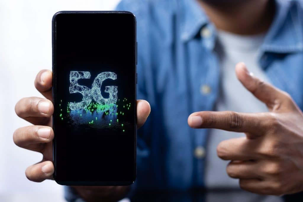 Conexao 5G por smartphone